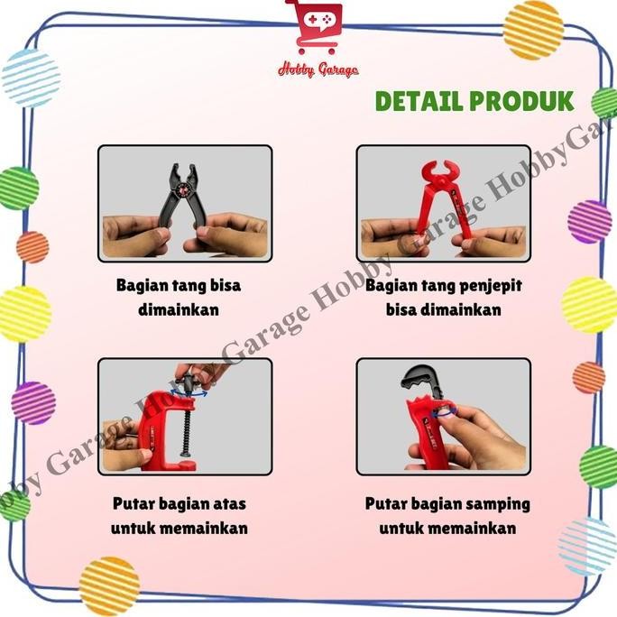 Mainan ToolBox Tools set toys alat perkakas obeng Engineering Tool Box