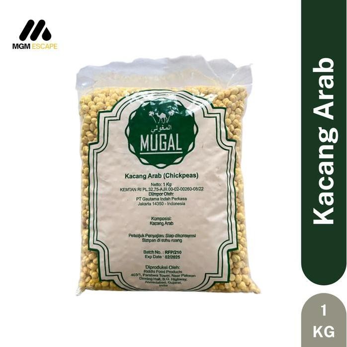 

Terlaris Kacang Arab Chickpeas 1 Kg Original Kaya Akan Fitokimia Antioksidan Dengan Wijen - Sumber Protein Vegetarian