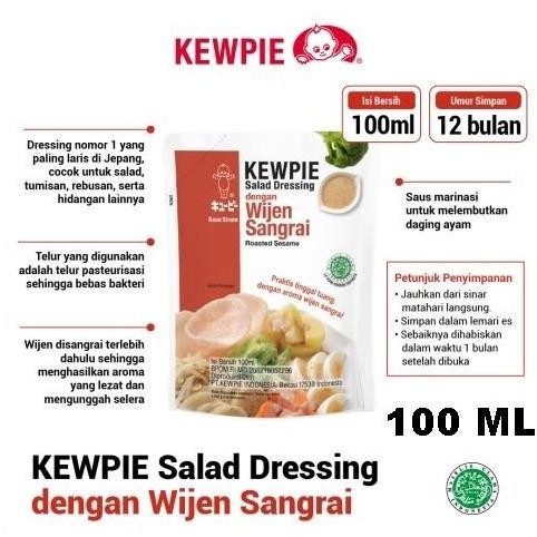

Terlaris Kewpie Salad Dressing / Saus Siram Dgn Wijen Sangrai Pouch 100 Ml