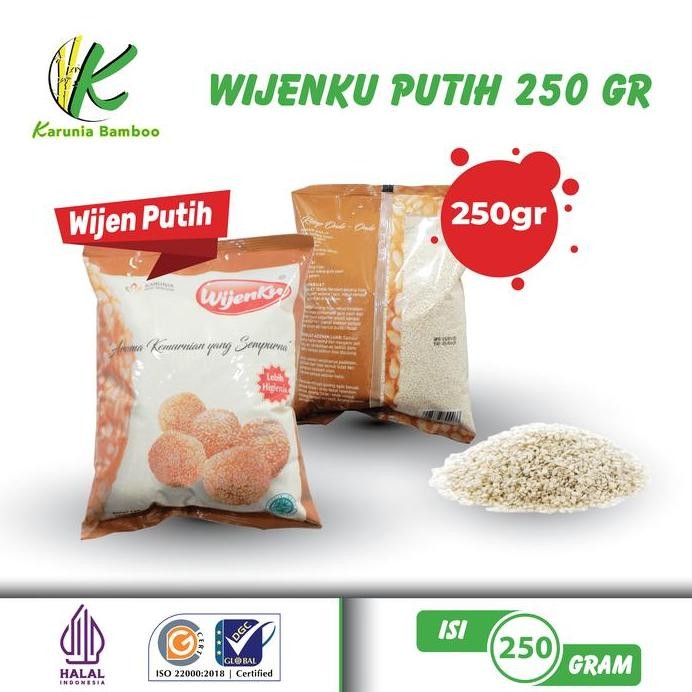 

Terlaris Wijen Putih India Wijenku/Sesame Seeds Super Premium 250Gram
