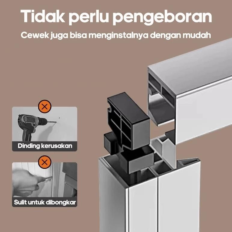 ND Reaim Pintu Lipat Pvc Kamar Penyekat Ruangan Pintu Kamar Mandi Pintu Kamar Mandi Pintu Toilet