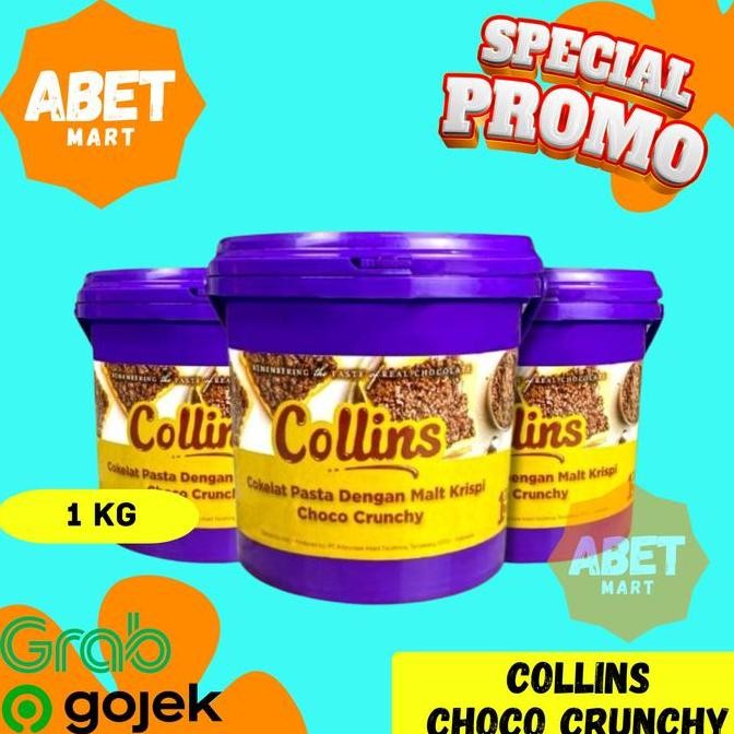 

Produk Baru!! Collins Choco Crunchy 1Kg - Selai Cokelat Coklat 1 Kg Colins Krunchy Ungu Toples Ember Pak