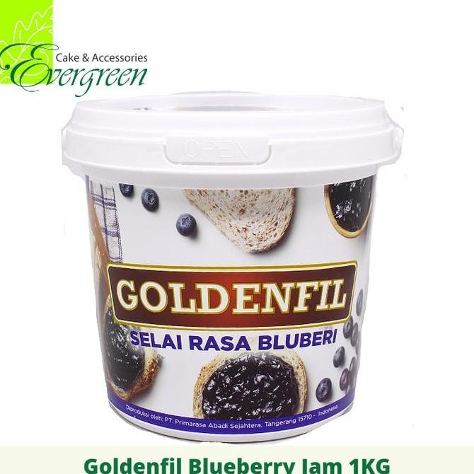 

Produk Baru!! Goldenfil Selai Bluberi/Blueberry Jam 1KG