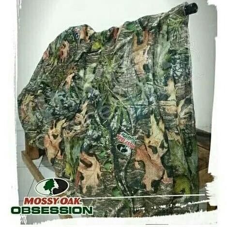 JARING CAMO KAIN SELIMUT MOTIF OBSESSION / JARING KAMUFLASE SEMBUNYI / JARING BERBURU CAMO CORAK IMP