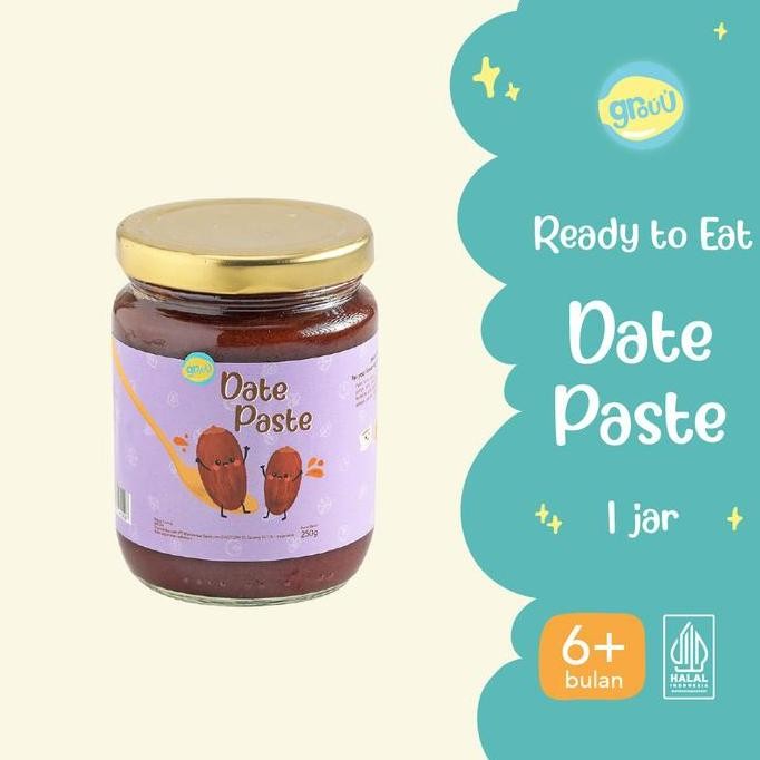 

Produk Baru!! Grouu - Pasta Selai Kurma - MPASI Bayi & Anak rendah Gula - Bahan Selai Roti & Minuman