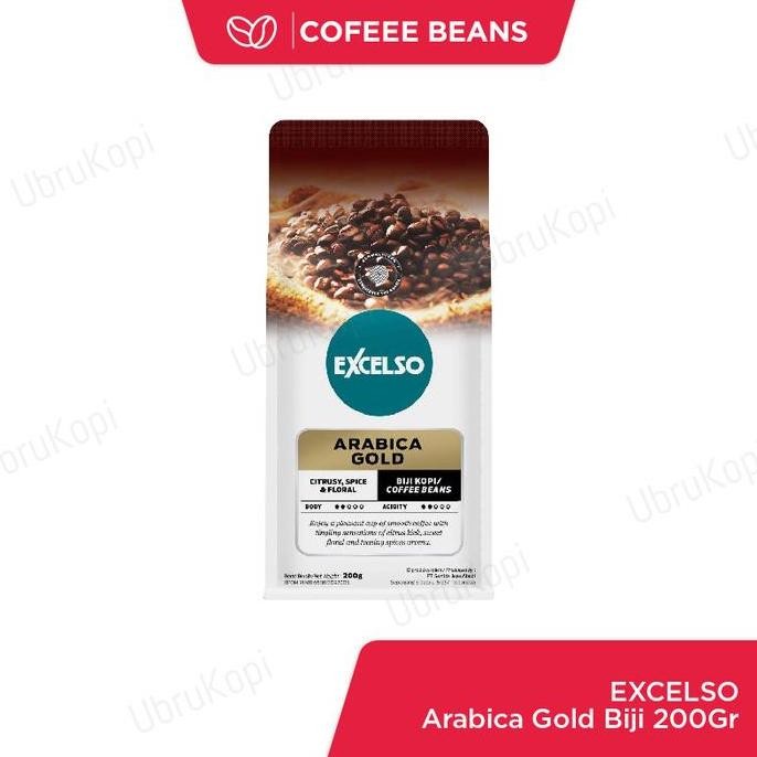 

EXCELSO BIJI KOPI ARABICA GOLD 200G TERMURAH