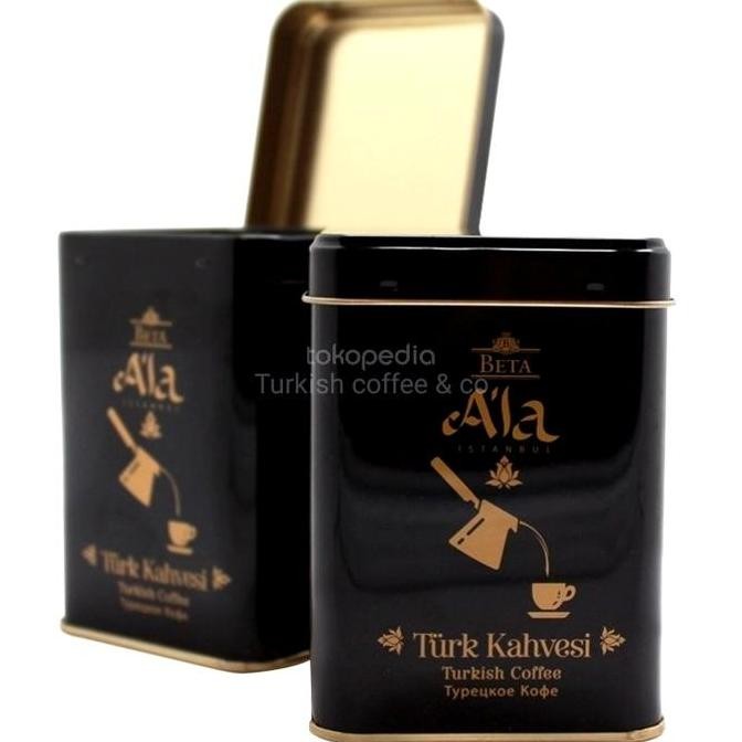 

Produk Baru!! Turkish Coffee , Beta A'la /Kopi Turki A'la kemasan Kaleng Tin 100 gr