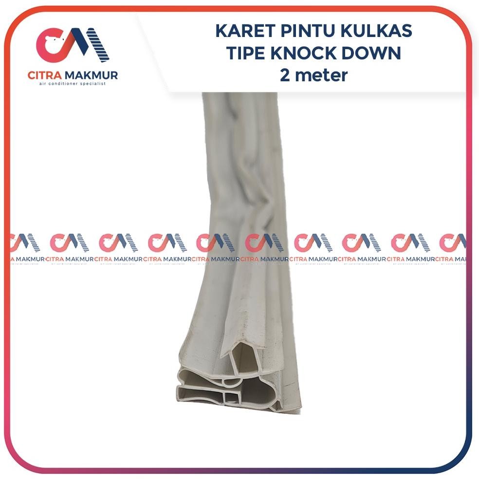 HJK Gasket Karet Pintu Kulkas 1 pintu Knock TUsuk merk SHARP Freezer baut LG belum termasuk Magnet 2