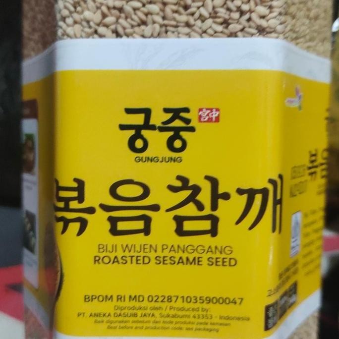 

Terlaris Biji Wijen Panggang Roasted Sesame Seed(Gungjung) 340Gr Halal