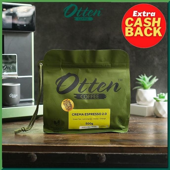 

CREMA ESPRESSO 2.0 - KOPI HOUSE BLEND 500GR - BIJI / BUBUK KOPI COMMERCIAL BLEND OTTEN COFFEE TERMURAH
