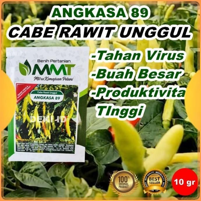 

Benih Cabe Rawit Angkasa 10 Gram Bibit Cabai Unggul MMT