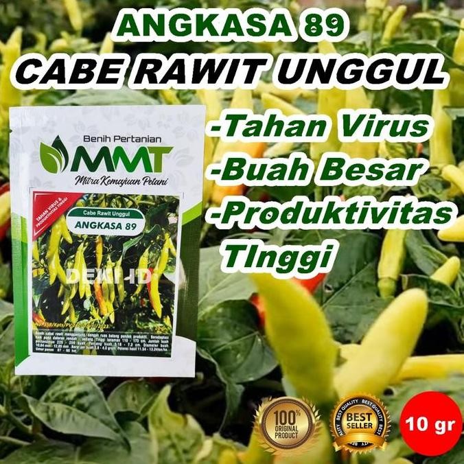 

Benih Cabe Rawit Angkasa 10 Gram Bibit Cabai Unggul MMT