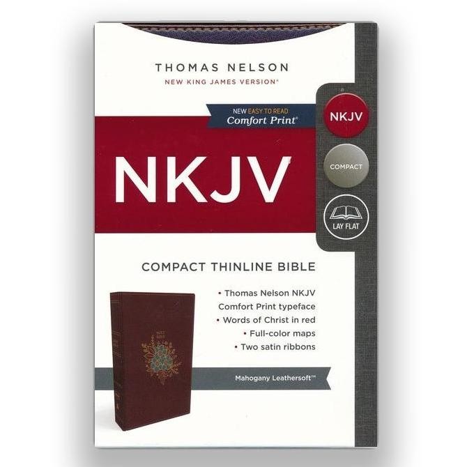 Baru Nkjv Thinline Compact Bible, Imitation Leather Kode 5473