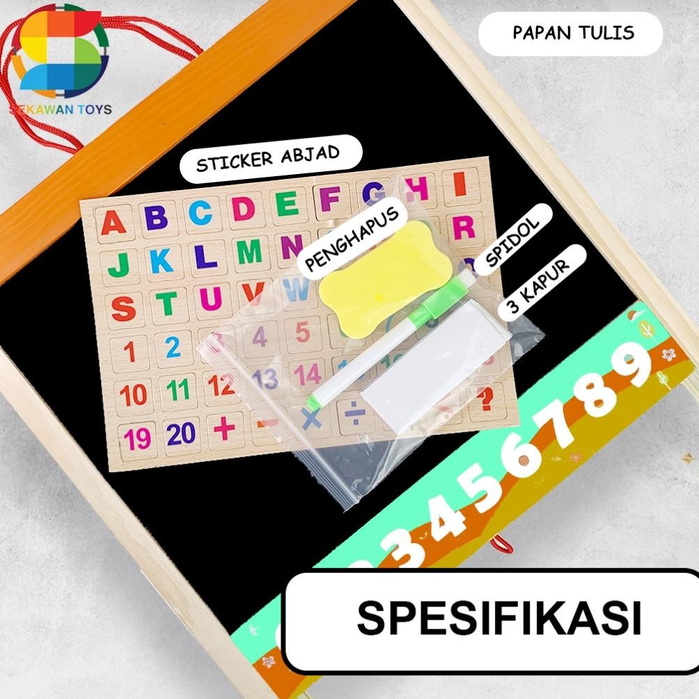 

Mma-1318 U-45 Jumbo Premium Mainan Anak Edukasi Papan Tulis 2In1/ Papan Tulis Kayu Kapur/ Papan Tulis Spidol/ Drawing Board Hand Box Table 2376 Berkualitas