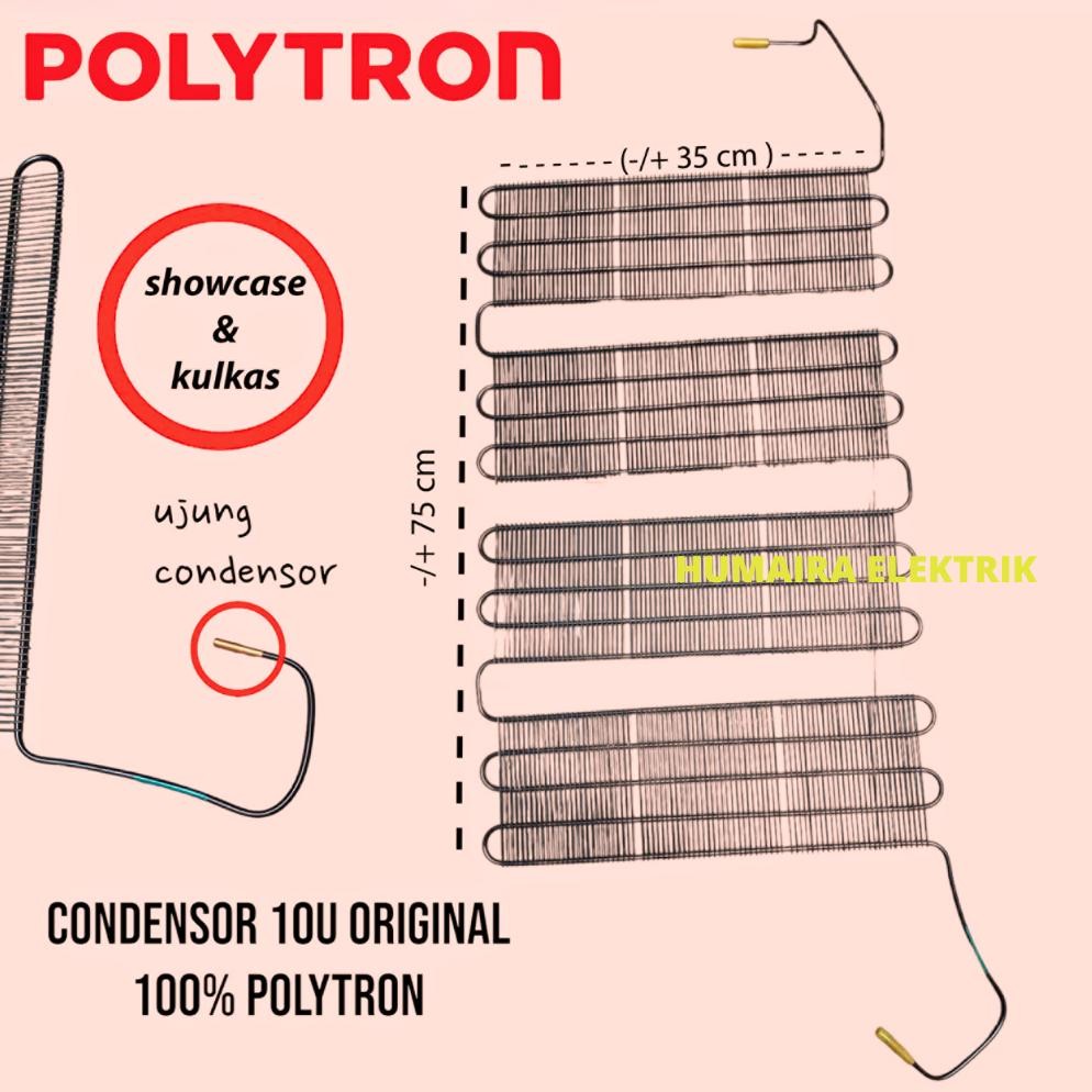 KONDENSOR KULKAS 10U / CONDENSOR KULKAS SHOWCASE 10U ORIGINAL 100% POLYTRON DAN UNIVERSAL