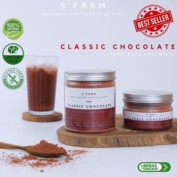 

100% Classic Chocolate Powder / Bubuk Coklat Asli Premium