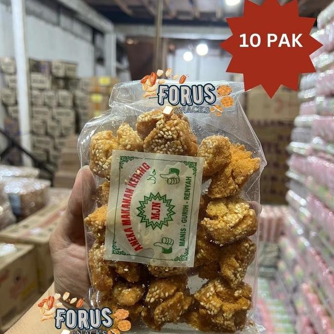 

Terlaris Kue Ketawa // Roti Ketawa // Onde Onde Paket 10 Pak Ketawa Spesial Wijen Manis Gurih 1 Pak Isi 12 Pcs