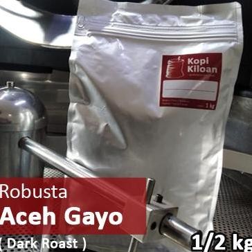 

Robusta Aceh Gayo 500 gram ( biji - bubuk ) Biji Kopi Roast Bean