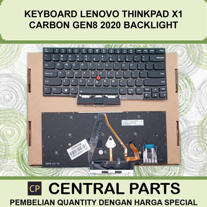 Keyboard Lenovo Thinkpad X1 Carbon Gen8 2020 Backlite Pointer