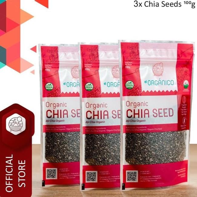 

Chia Eed Organic El Organico 100Gr Triple Pa
