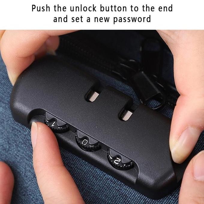 3 Lapisan Koper Dokumen Tas Penyimpanan Dokumen Dengan Kunci Kombinasi td