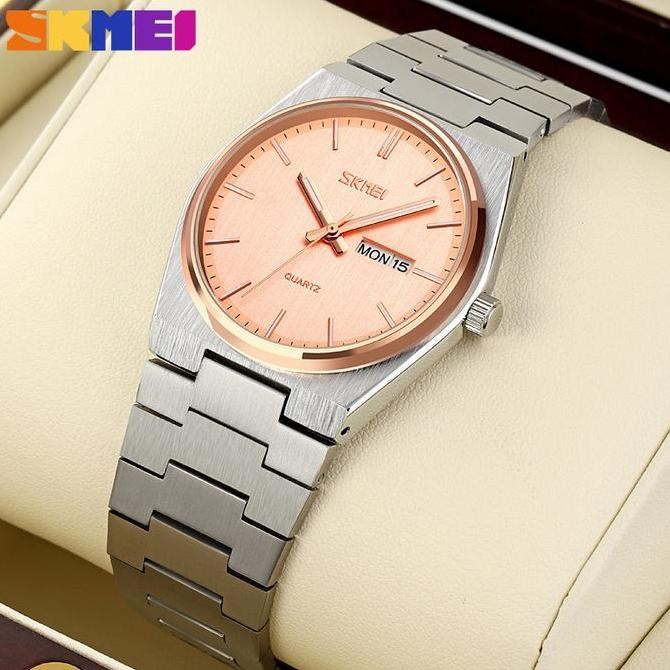 Sale Jam Tangan Pria Analog Tali Stainless Steel Skmei 9288