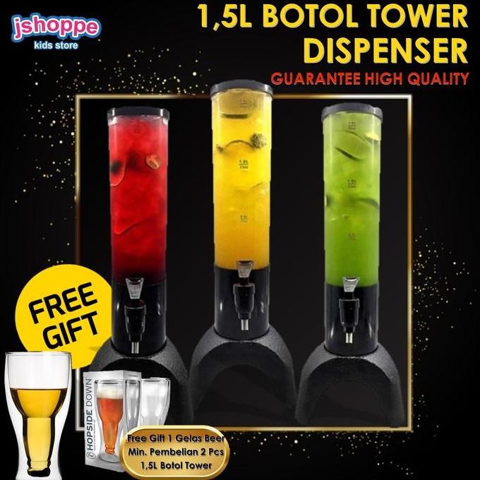 

TERBARU - 1,5 Liter Beer Tower / Tower Drink / Minuman Tower