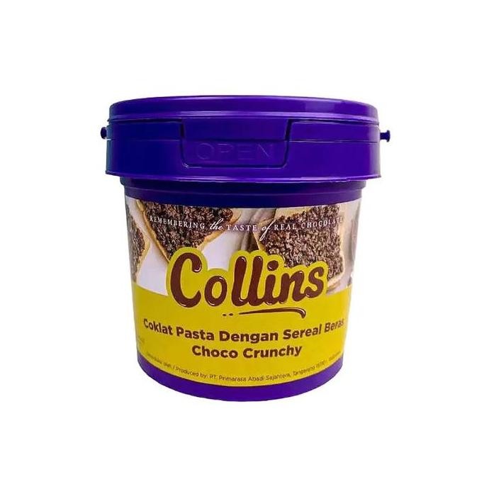 

Produk Baru!! Collins Choco Crunchy 350gr/ Selai Roti / Toping Donat Collins / Selai Donat / Collins Selai Donat