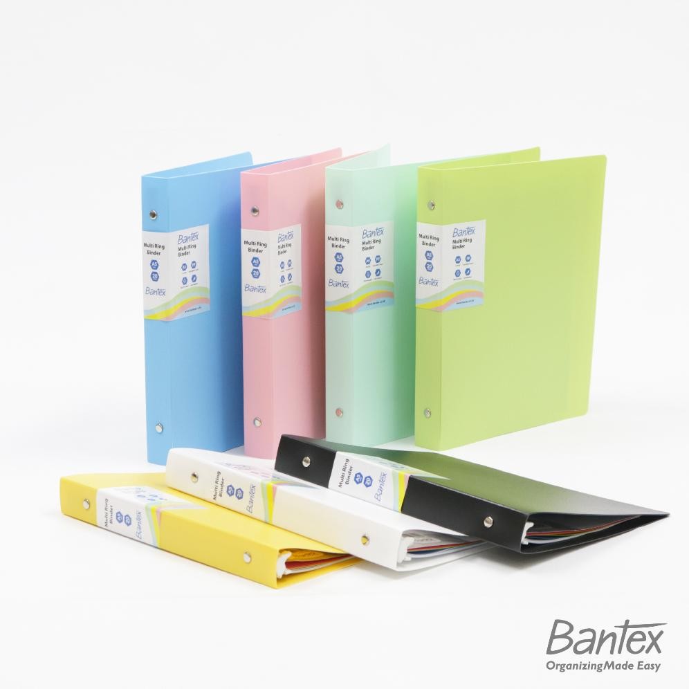 

Bantex Binder A5 Trendy/Binder Softcover/Binder Plastik 20 Hole - 3124