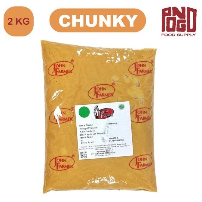

Produk Baru!! PEANUT BUTTER JOHN FARMER 2KG CHUNKY | CREAMY | Selai Kacang