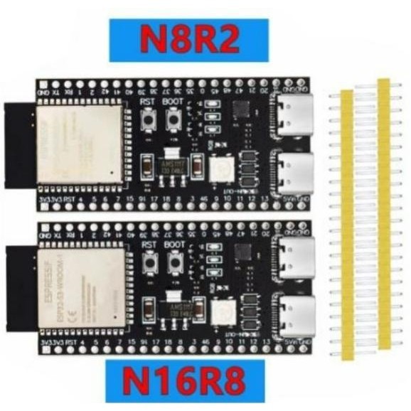 BEBAS ONGKIR - YD-ESP32-S3 N8R8 ESP32-S3-DevKitC-1 type-C ESP32-S3-WROOM PSRAM