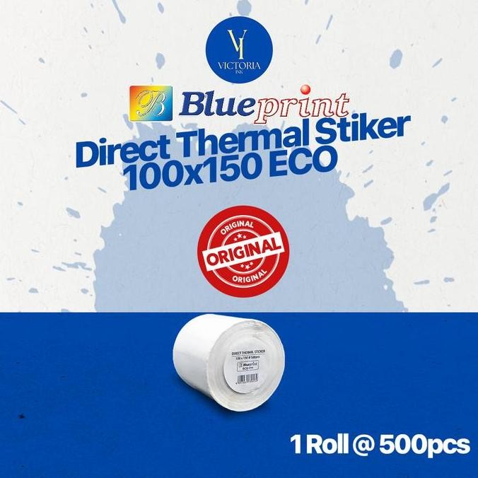 

new direct thermal stiker 100x150 blueprint eco 100x150 isi 500 label stiker resi online