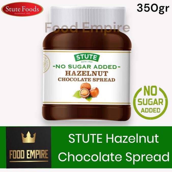 

Produk Baru!! STUTE Hazelnut Chocolate Spread 350 gr | No Sugar Added | Selai Coklat Kacang Tanpa Gula