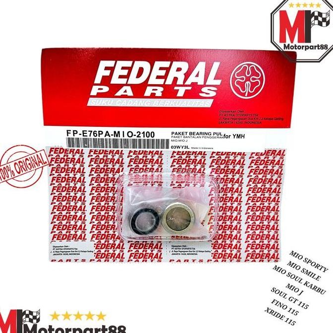 siap kirim bearing laher pully puli cvt set laher bambu mio sporty smile soul karbu mio j xride 115 