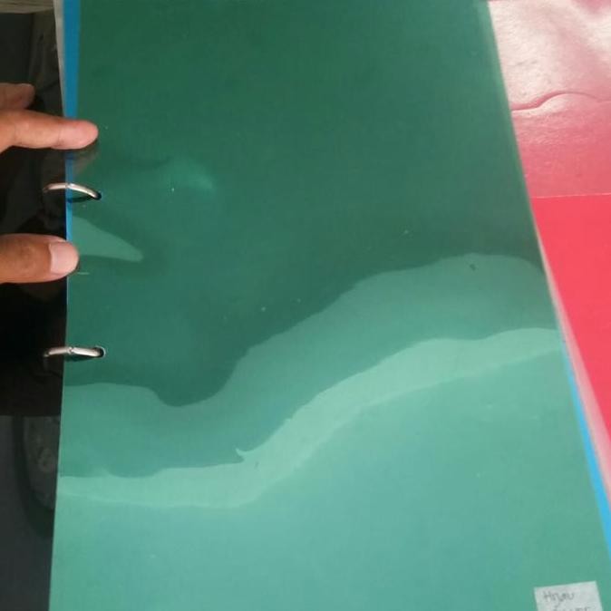 Promo sticker kaca film one way warna hijau 80% COD