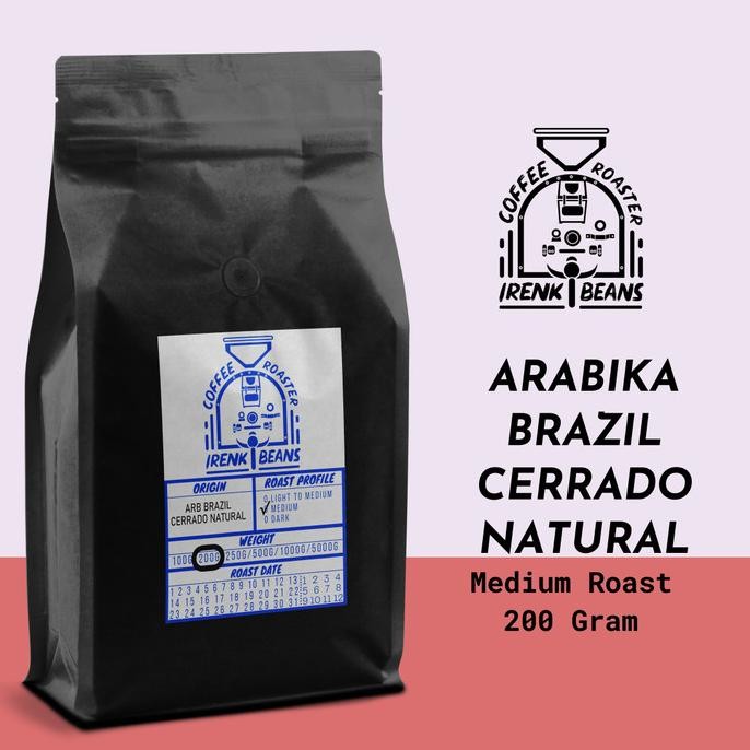 

KOPI ARABICA BRAZIL CERRADO NATURAL 200G BIJI BUBUK TERMURAH