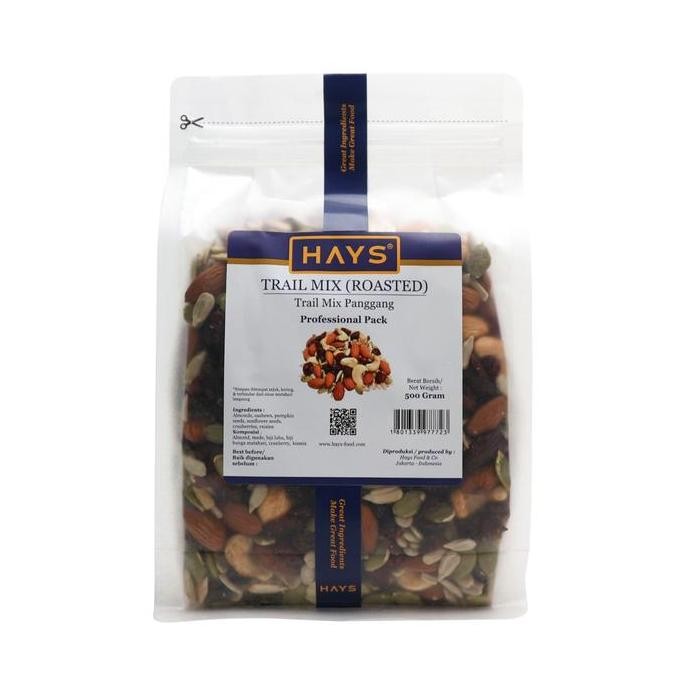 

TRAIL MIX (ROASTED) 500 GRAM ALMOND MEDE CRANBERRY RAISIN PUMPKIN SUNFLOWER / CAMPURAN KACANG PANGGANG ALMOND METE CRANBERRY KISMIS PUMPKIN BIJI BUNGA MATAHARI (KUACI KWACI) HAYS TERMURAH