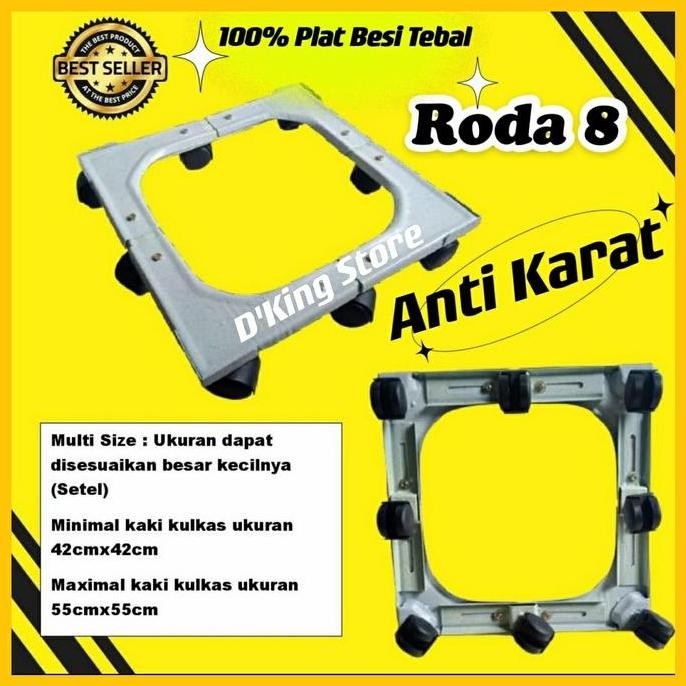 NEW alas kulkas / roda kulkas / kaki kulkas roda 8