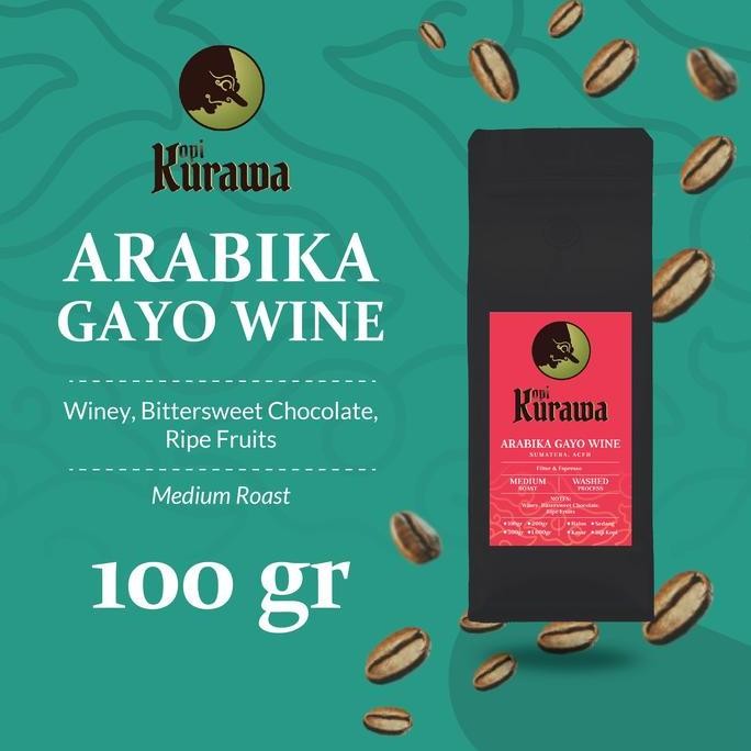 

KOPI ARABIKA GAYO WINE ACEH ARABICA COFFEE ROAST BEAN BIJI BUBUK 100GR TERMURAH