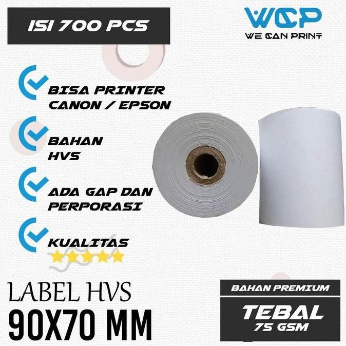 

new stiker label hvs 90x70 kertas sticker hvs isi 700 pcs
