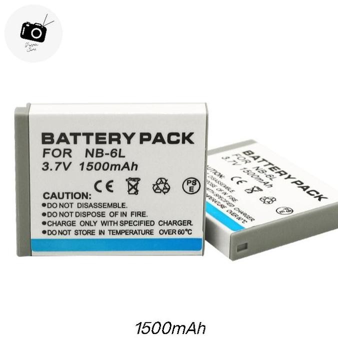 baterai kamera canon nb-6l nb-6lh - batre battery 1500mah nb6l nb6lh ori -