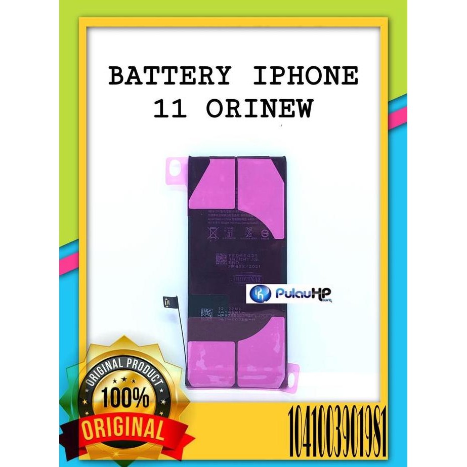 battery iphone 11 original ori -