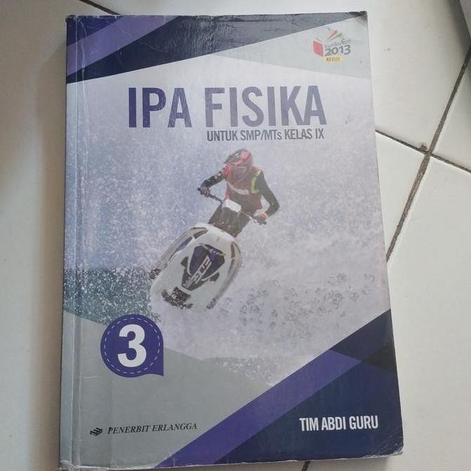 ready stock IPA FISIKA 3 UNTUK SMP/MTs Kelas IX