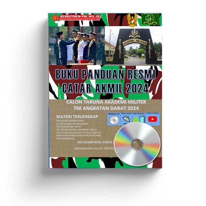 ready stock Buku persiapan seleksi calon taruna AKMIL 2024