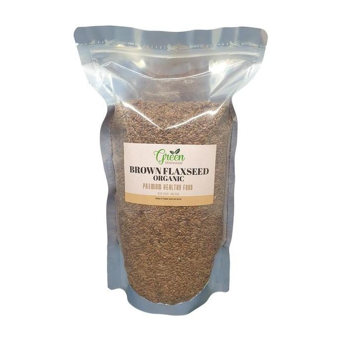 

ORGANIC BROWN FLAXSEED 1 KG PREMIUM - BIJI RAMI 1000 GRAM - FLAXSEEDS TERMURAH