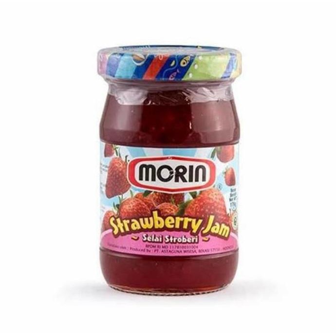 

Produk Baru!! Morin Strawberry Jam 170gr Selai Stroberi Topping Roti Isian
