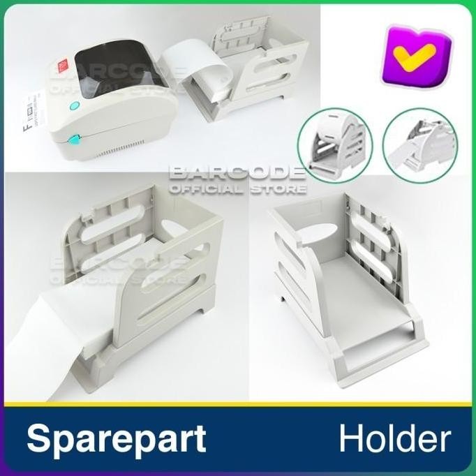 

new eksternal roll / ekstender holder tempat label stiker printer bare