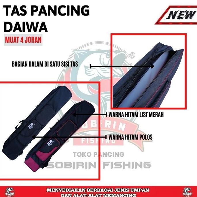 Tas Pancing Daiwa Muat 4 Joran Panjang 100Cm