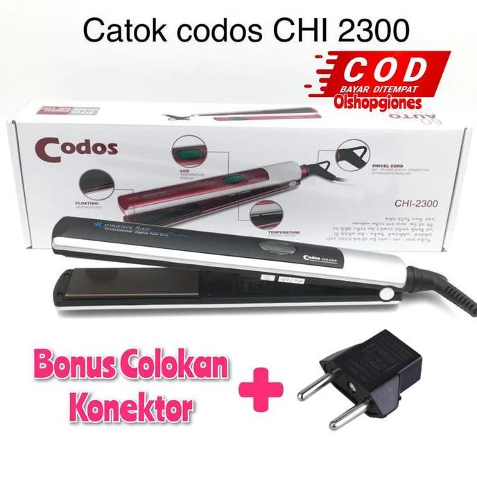 TERLARIS - Catok Codos Romance Hair Catokan ion smoothing Flat Iron keratin