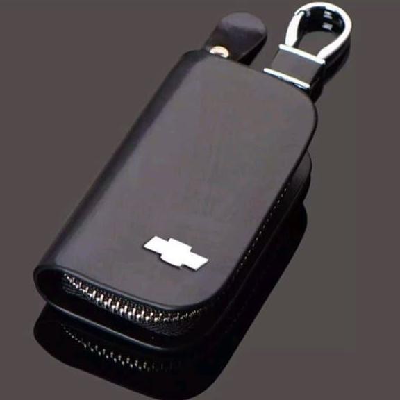 Promo Gantungan kunci dompet stnk kulit Chevrolet Spin COD